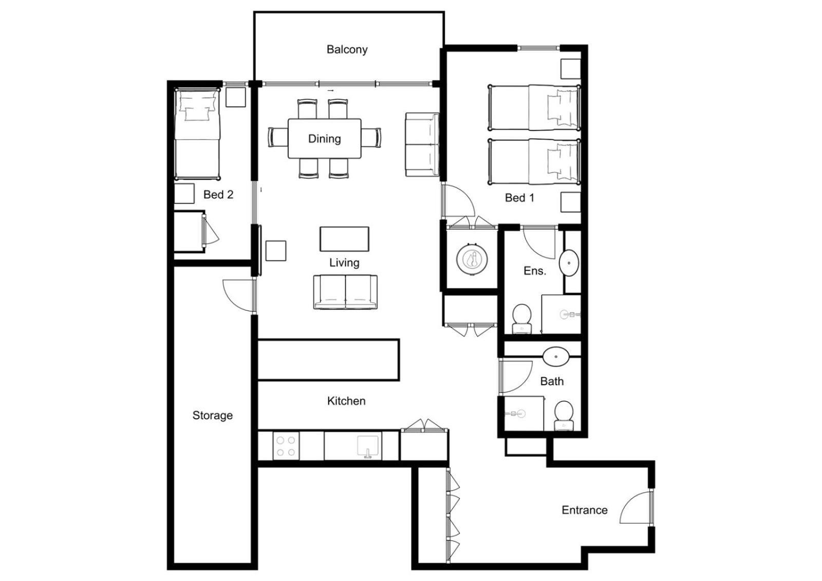 Mt Buller Apartment Rentals Mount Buller Rum bild